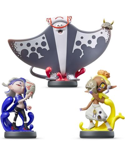 Комплект фигури Nintendo amiibo - Shiver, Frye & Big Man 3 in 1 Pack [Splatoon 3] - 1